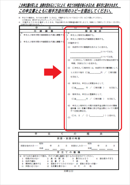 離婚調停申立書を書くときに迷わないために知っておきたい３つのポイント 離婚弁護士による離婚法律相談